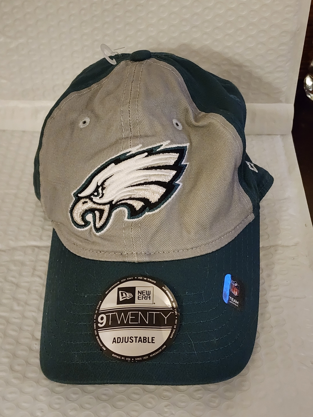 New Era Snapback Philadelphia Eagles Gray and Green 9TWENTY Adjustable Cap